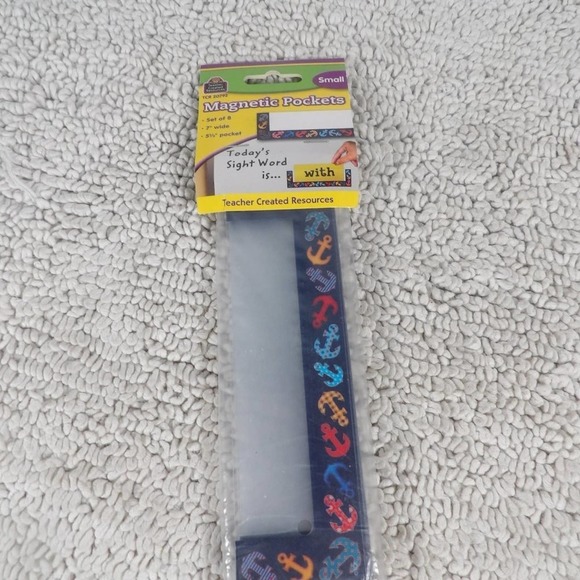 Teacher Created Resources Anchors Magnetic Pocket Small - Picture 1 of 3